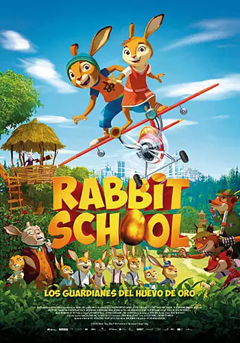 Pelicula Rabbit School. Los guardianes del huevo de oro, animacion, director Ute von Mnchow-Pohl