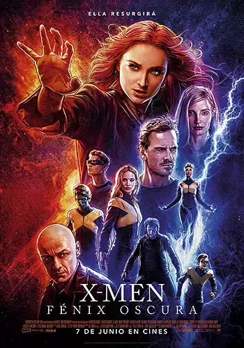 Pelicula X-Men. Fnix Oscura 4DX, ciencia ficcion, director Simon Kinberg