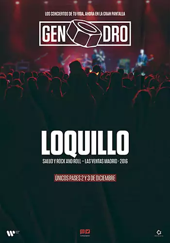 Pelicula Loquillo. Salud y Rock and Roll, concierto, director 
