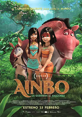 Pelicula Ainbo la guerrera del Amazonas EUSK, animacio, director Jose Zelada i Richard Claus