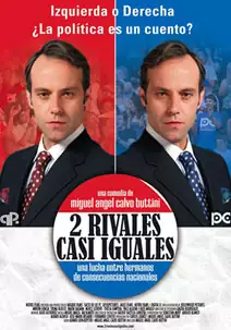 Pelicula 2 rivales casi iguales, comedia, director Miguel ngel Calvo Buttini