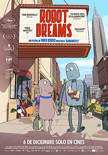 Pelicula Robot Dreams, animacion, director Pablo Berger