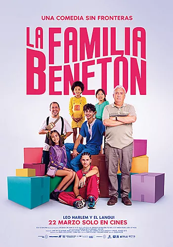 Pelicula La familia Benetn, comedia, director Joaqun Mazn