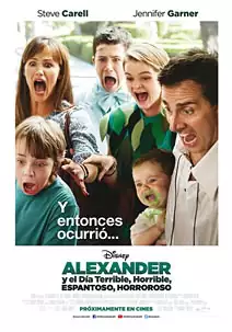 Pelicula Alexander y el da terrible horrible espantoso horroroso, comedia, director Miguel Arteta