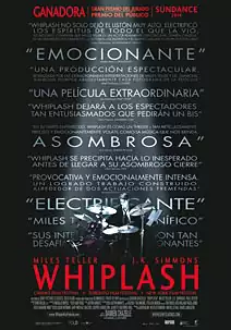 Pelicula Whiplash, drama, director Damien Chazelle