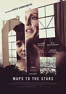Pelicula Maps to the stars, drama, director David Cronenberg