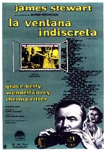 Pelicula La ventana indiscreta VOSE, intriga, director Alfred Hitchcock