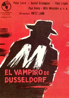 Pelicula M el vampiro de Dsseldorf VOSE, terror, director Fritz Lang