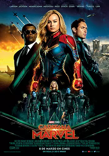 Pelicula Capitana Marvel SCREEN X, accion, director Anna Boden y Ryan Fleck