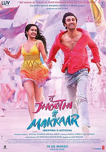 Pelicula Tu Jhooti Main Makkaar Mentira o astucia VOSE, comedia romantica, director Luv Ranjan i Rahul Mody i Anshul Sharma