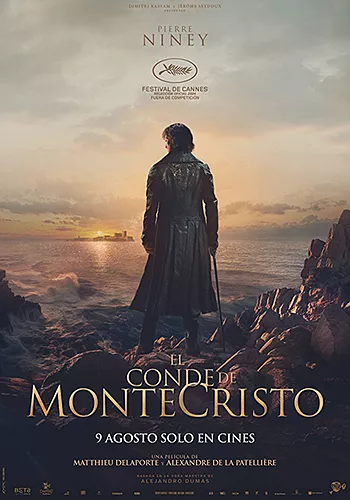 Pelicula El conde de Montecristo, accion aventuras, director Alexandre de La Patellire y Matthieu Delaporte