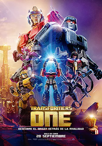 Pelicula Transformers One, accion animacion aventuras, director Josh Cooley