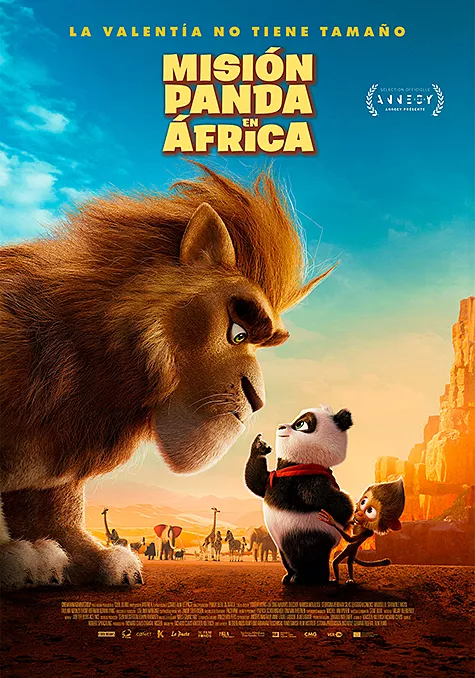 Carátula de la película Misión Panda en África Pelicula Misión Panda en África, animacion, director Richard Claus y Karsten Kiilerich