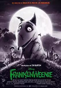 Pelicula Frankenweenie VOSE, animacion, director Tim Burton